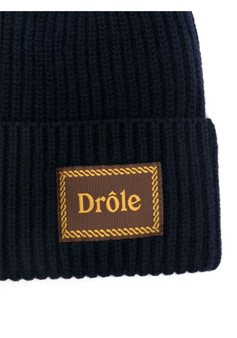 Blue Le Bonnet Laine beanie Drôle de monsieur - men DRÔLE DE MONSIEUR | EBN104WO007NY